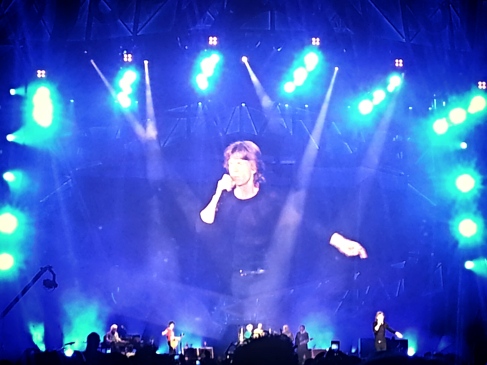 Mick Jagger en acción. Rolling Stones. 25 de junio. Madrid